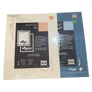 Vintage Mat Mates 8x10 Decorative Frame Mat 5x7 Opening Craft Needlework NOS